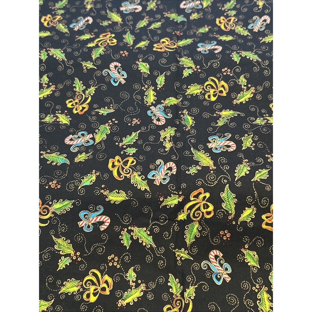 Bountiful Blessings Laurel Burch Cotton Quilting Fabric Whimsical Holiday